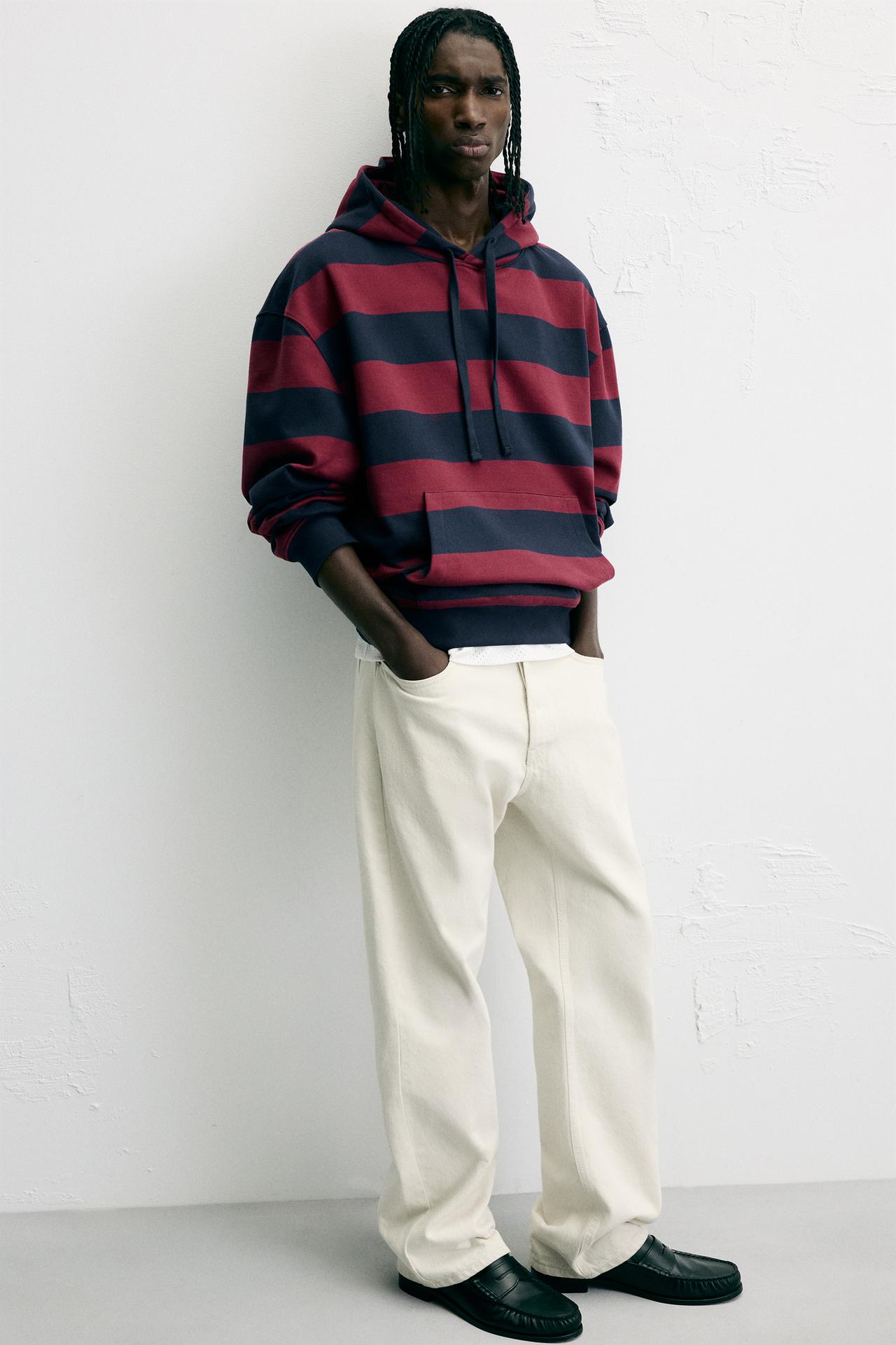 STRIPED HOODIE