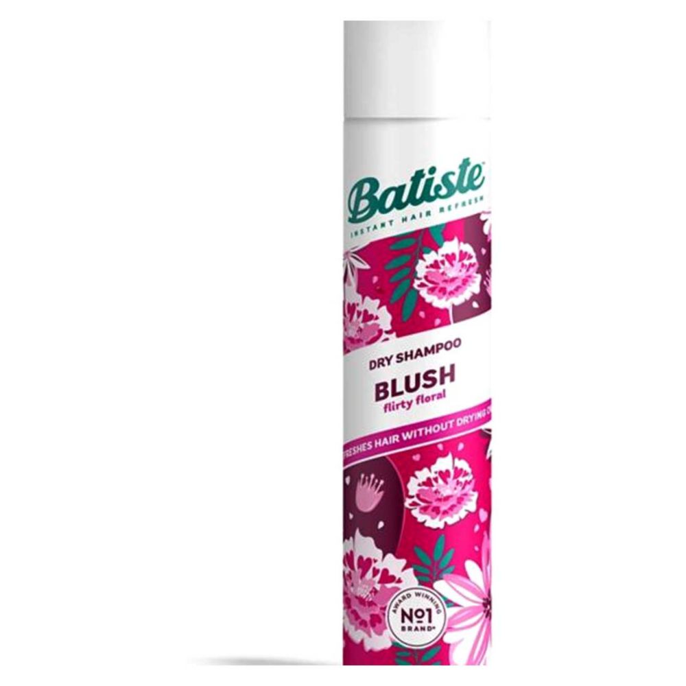 Batiste Dry Shampoo Blush, Flirty Floral Fragrance Dry Hair Shampoo, 200ml