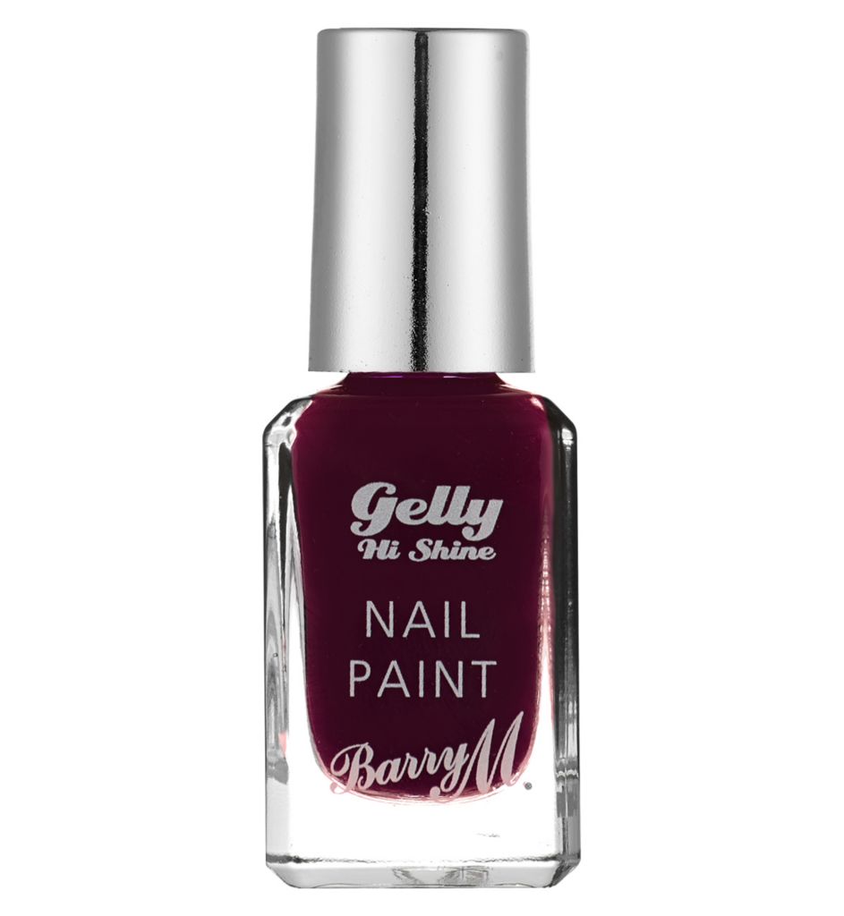 Gelly High Shine nail paint Black Cherry