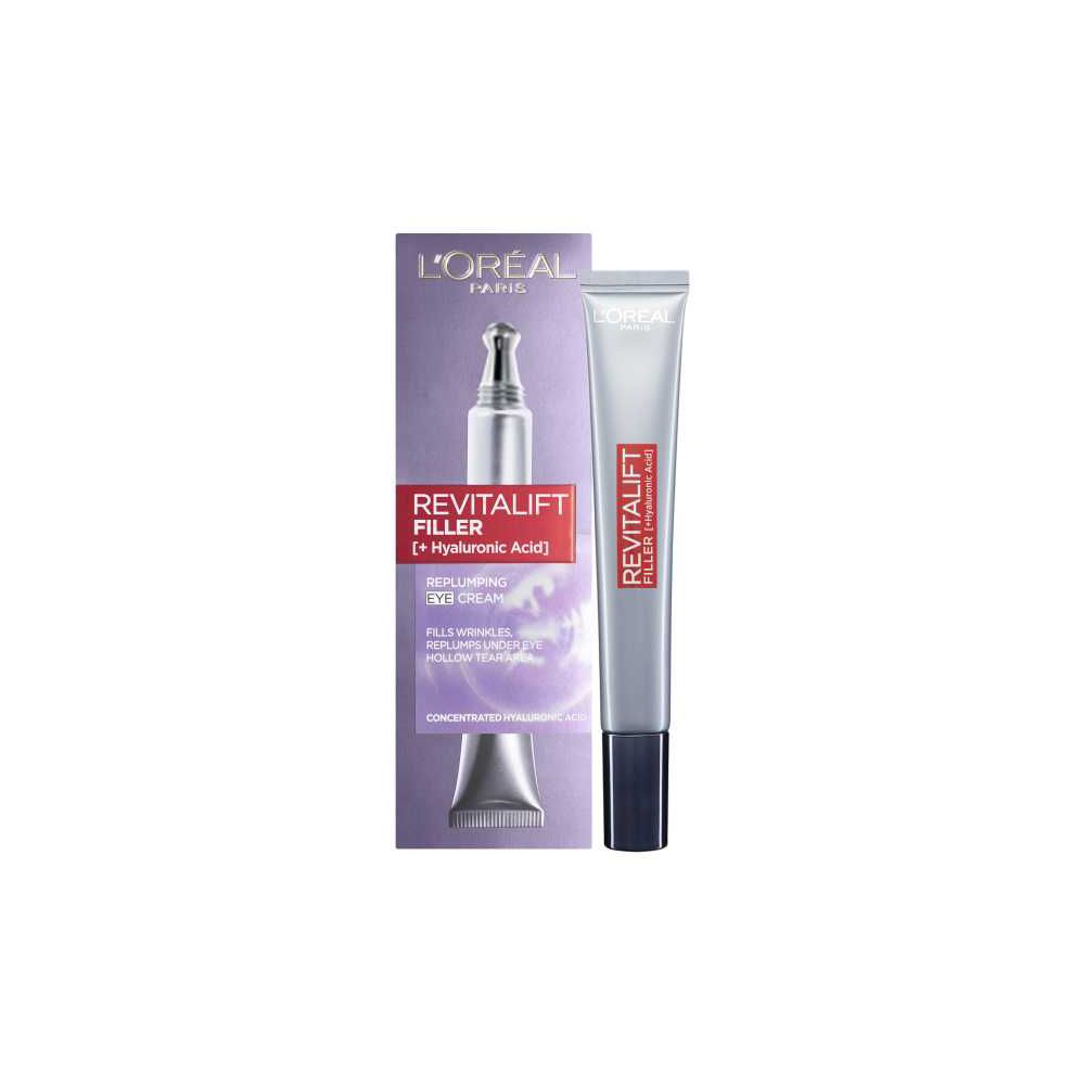 L'Oreal Paris Revitalift Filler  Hyaluronic Acid Anti Ageing Eye Cream 15ml