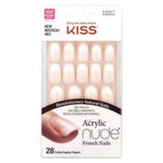 Kiss Salon Acrylic Nude Medium Length- Graceful