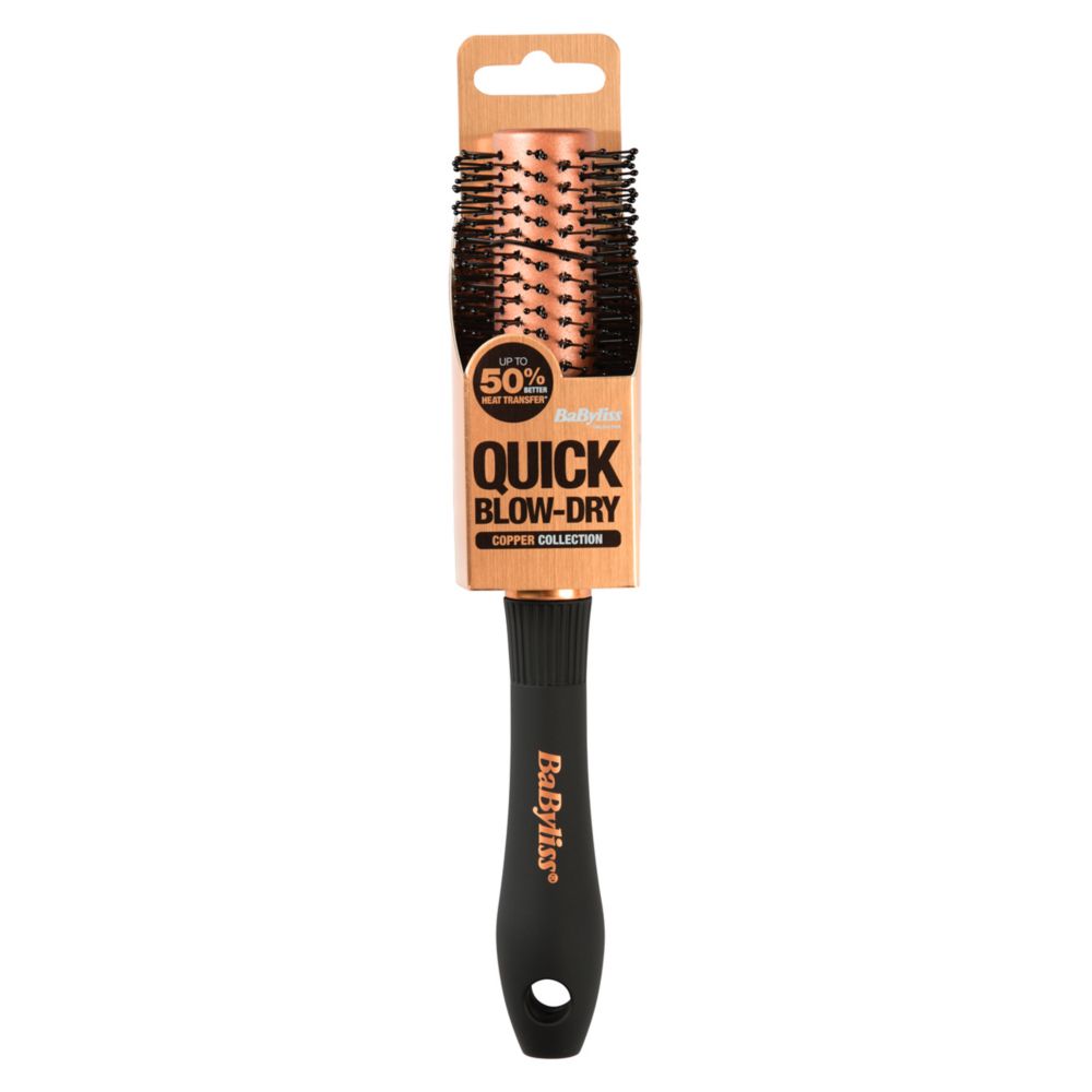 Babyliss Copper Small Nylon Pins Thermal Barrel Brush