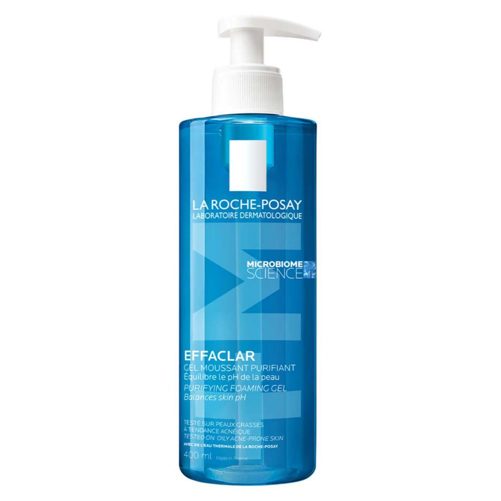 La Roche-Posay Effaclar Purifying Foaming Gel Cleanser for Oily, Blemish-Prone Skin 400ml