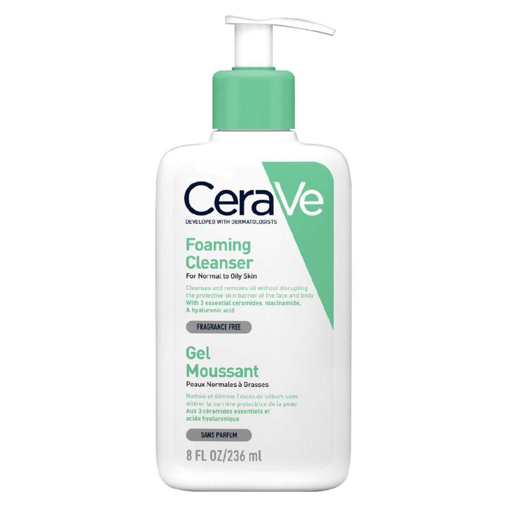 CeraVe Foaming Cleanser with Niacinamide for Normal to Oily Skin 236ml