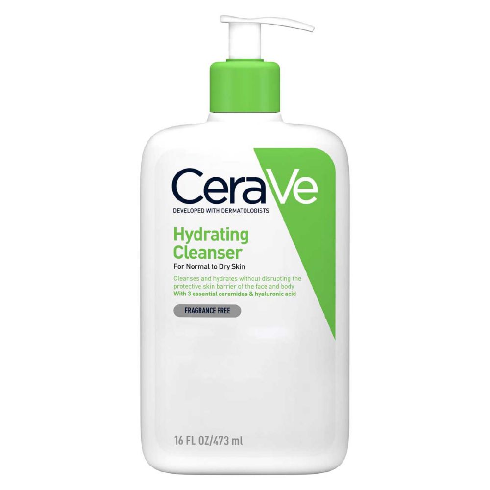 CeraVe Hydrating Cleanser with Hyaluronic Acid for Normal to Dry Skin 473ml