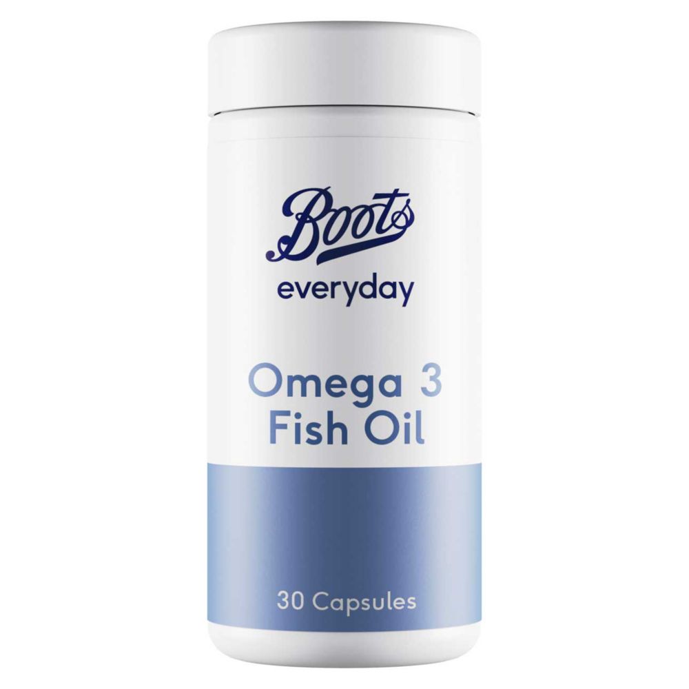 Boots Everyday Omega 3 Fish Oil 1000mg - 30 Capsules