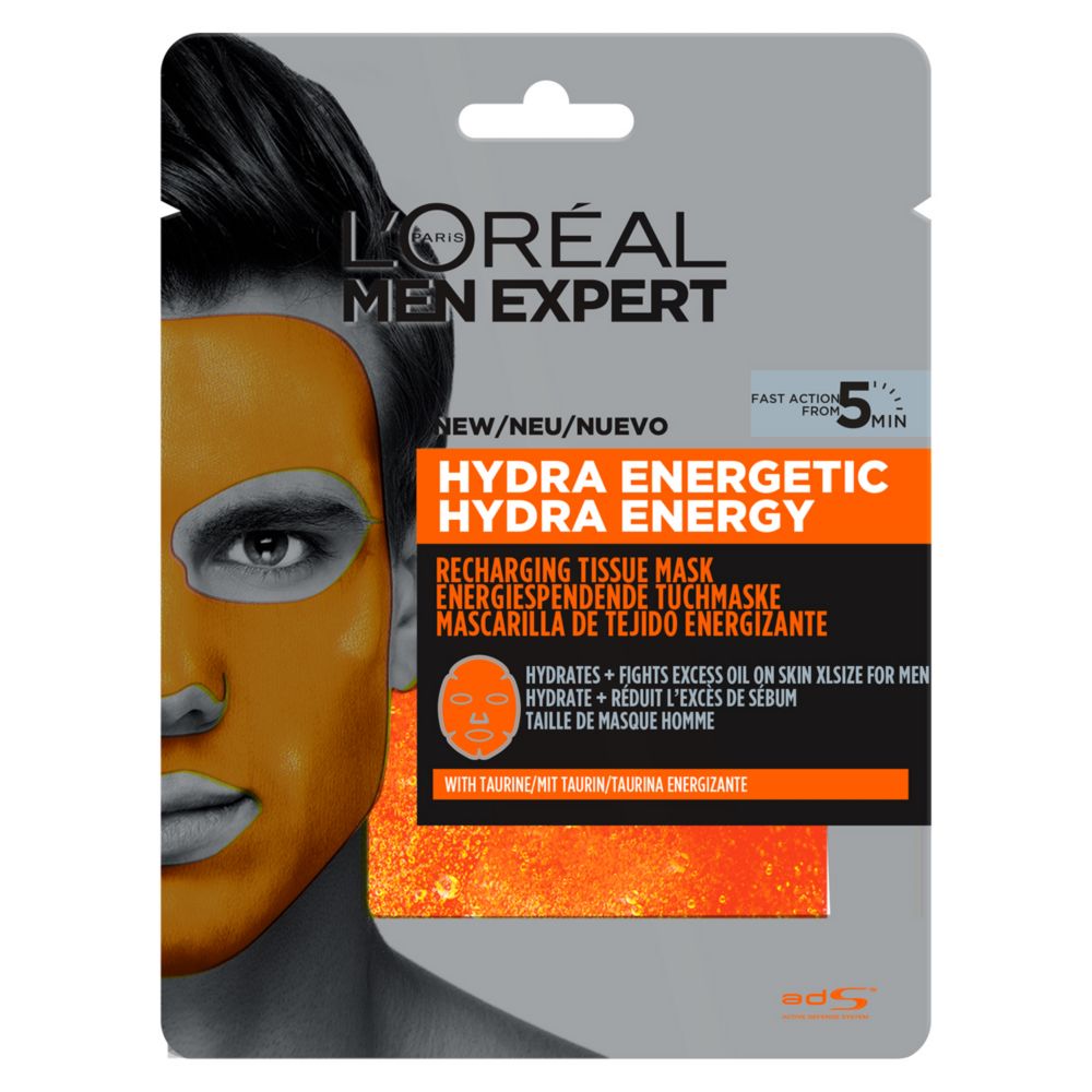 L'Oreal Paris Men Expert Hydra Energetic Tissue Mask 30g