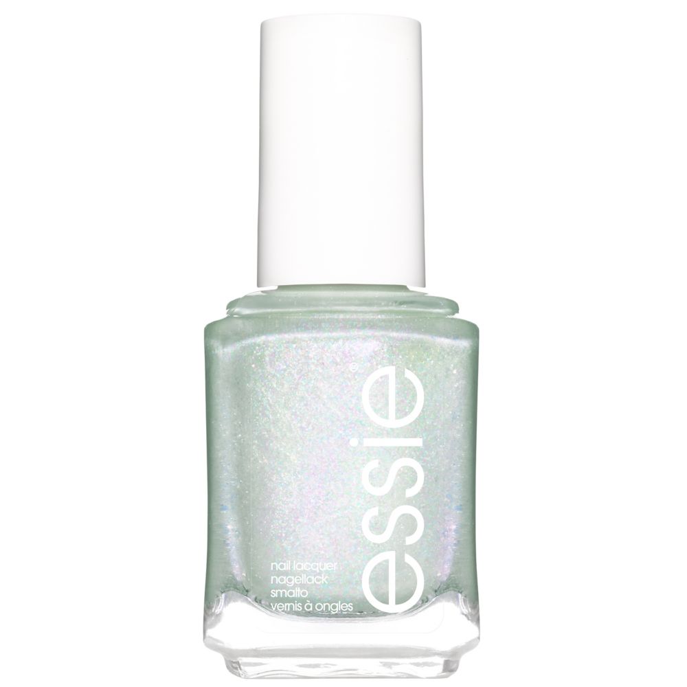 Essie Celebrating Moments 632 Sip Sip Hooray Pearl White Shimmer Nail Polish
