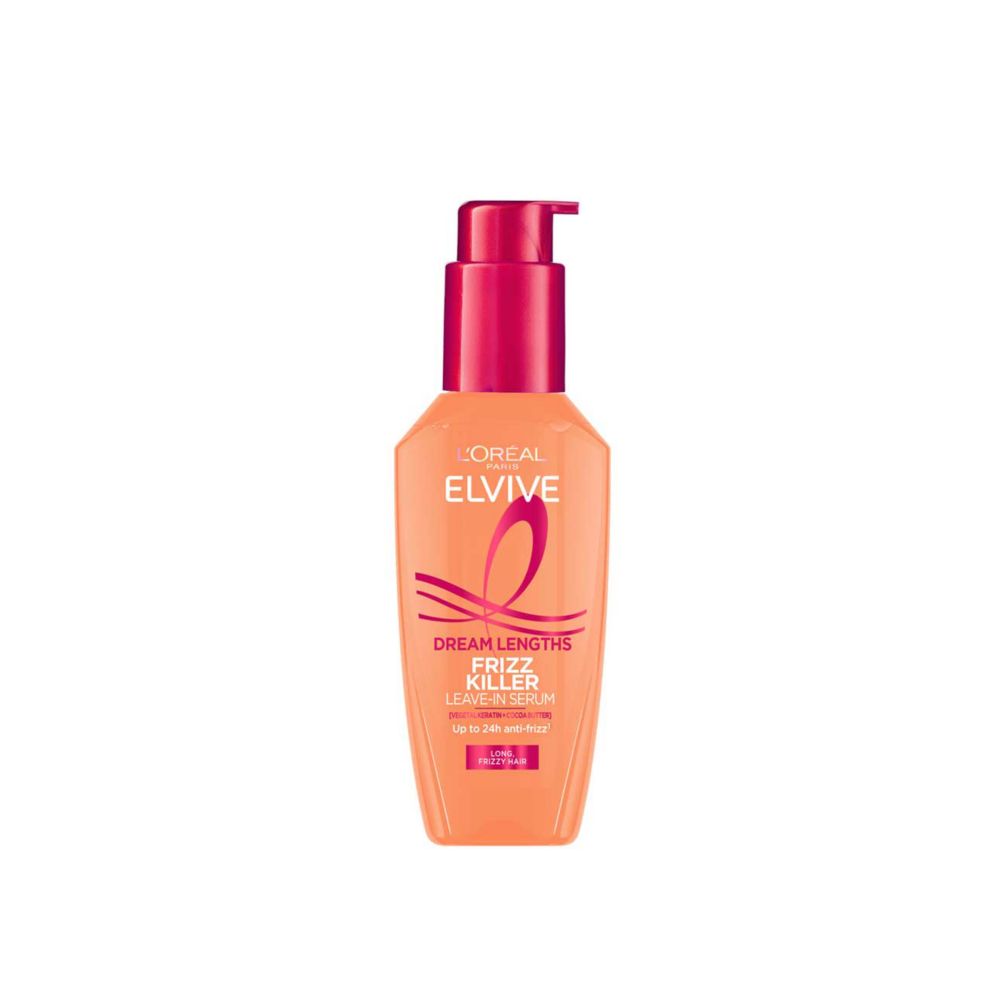 L'Oreal Paris Elvive Dream Lengths Frizz Killer Leave-In Serum for Long, Frizzy Hair 100ml