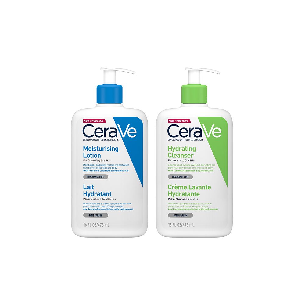 CeraVe Family Sized Cleanse & Care Duo