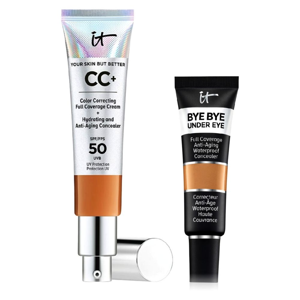 IT Cosmetics Your Skin But Better CC+ Cream - Rich Honey & Bye Bye Under Eye Concealer - Rich
