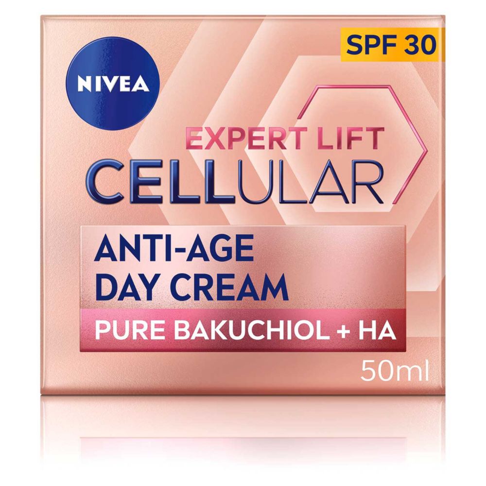 NIVEA Cellular Expert Lift Pure Bakuchiol + HA Anti-Age Day Cream SPF30 50ml