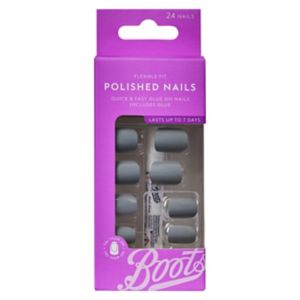 Boots Polished Nails - Cloudy Morning - Grey