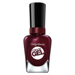 Sally Hansen Miracle Gel Nail Polish - Wine Stock - Deep Burgundy Red Nail Colour