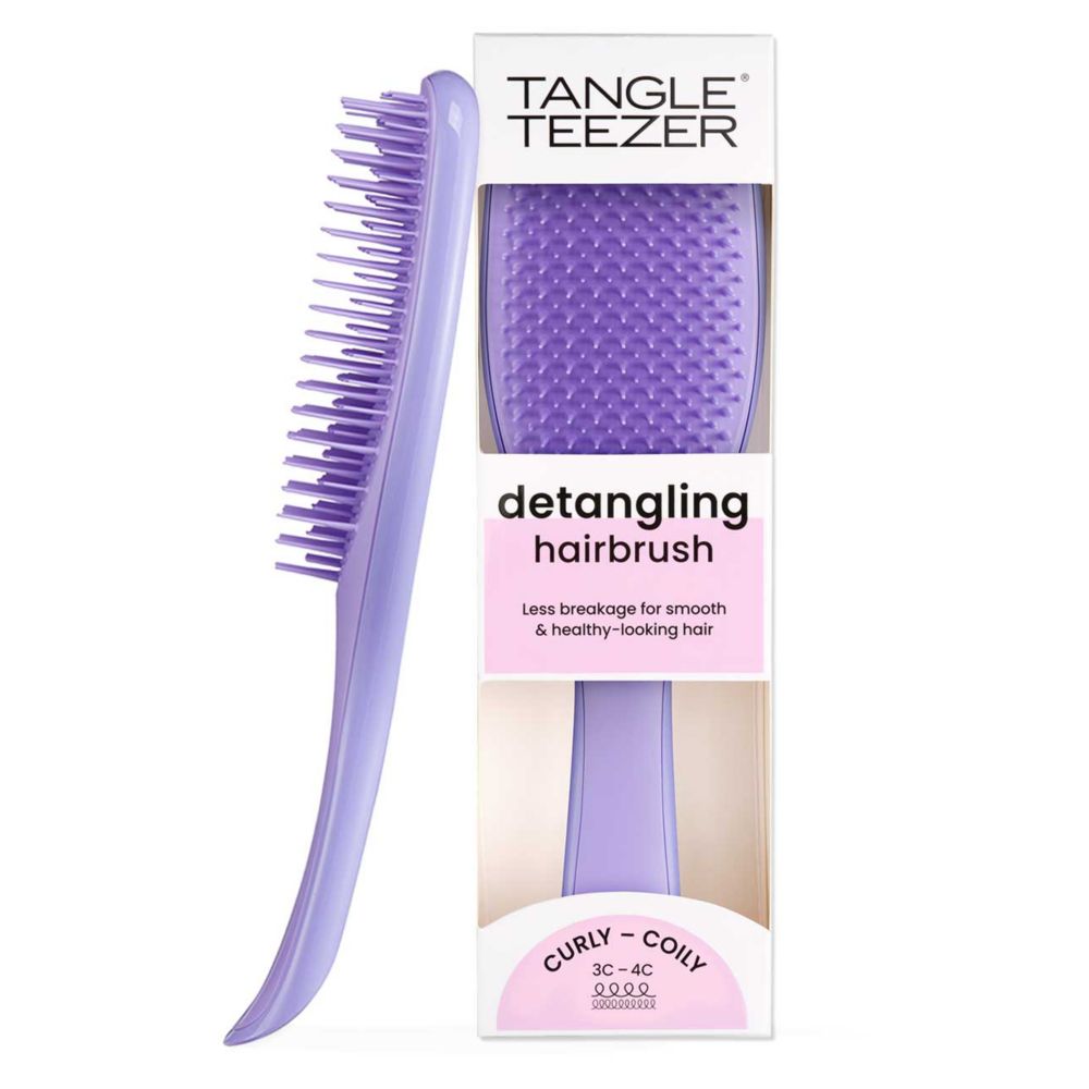 Tangle Teezer Naturally Curly Detangling Hairbrush, Purple Passion
