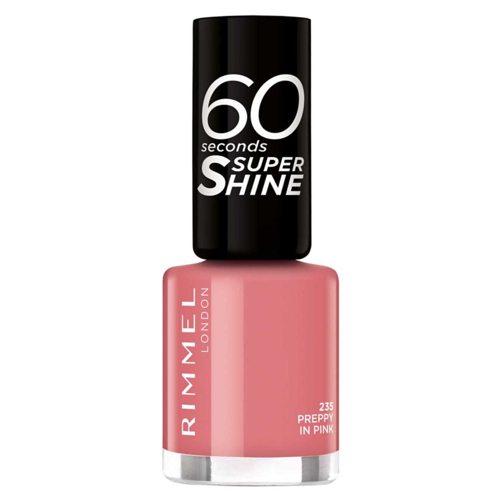 Rimmel London 60 Seconds nail polish Preppy In Pink 8ml