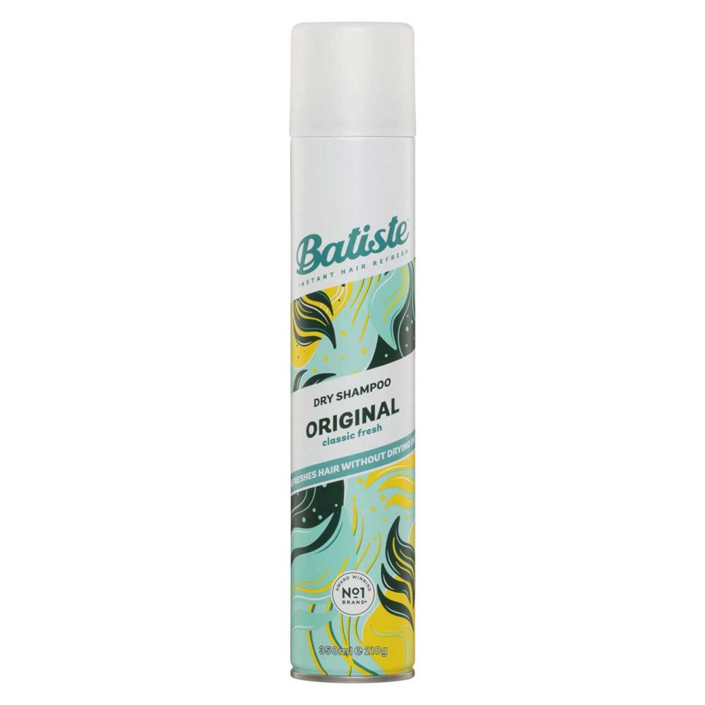 Batiste Dry Shampoo Original, Classic Fresh Fragrance Dry Hair Shampoo, 350ml