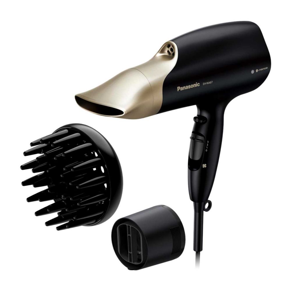 Panasonic Healthy Shine Protection Hair Dryer for Frizz-Free, Shiny Hair & Fast Drying, EH-NA67 with Nanoe™ Technology