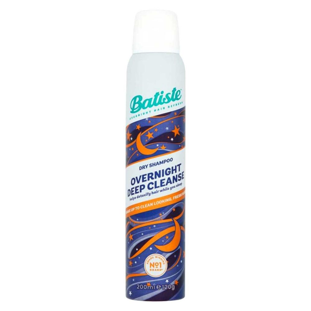 Batiste Overnight Deep Cleanse Dry Shampoo, Dry Hair Shampoo 200ml