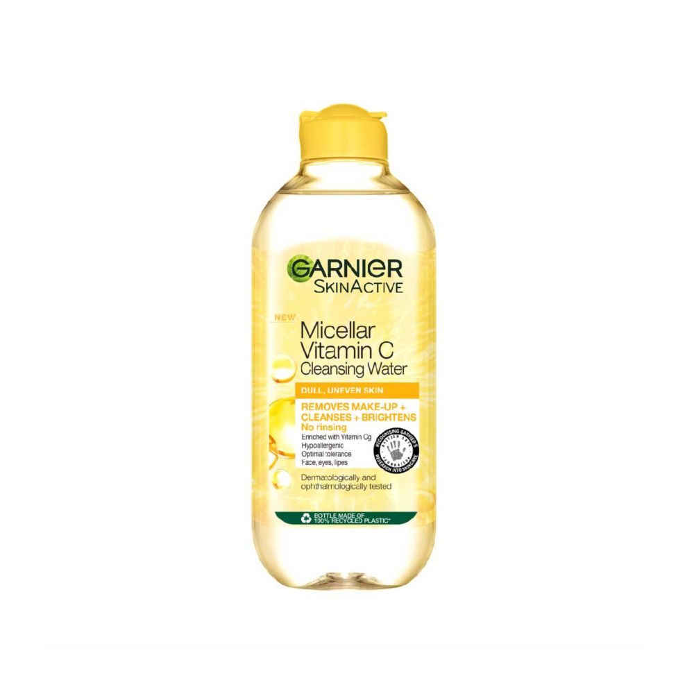 Garnier Vitamin C Micellar Water 400ml, Cleanse & Brighten Skin