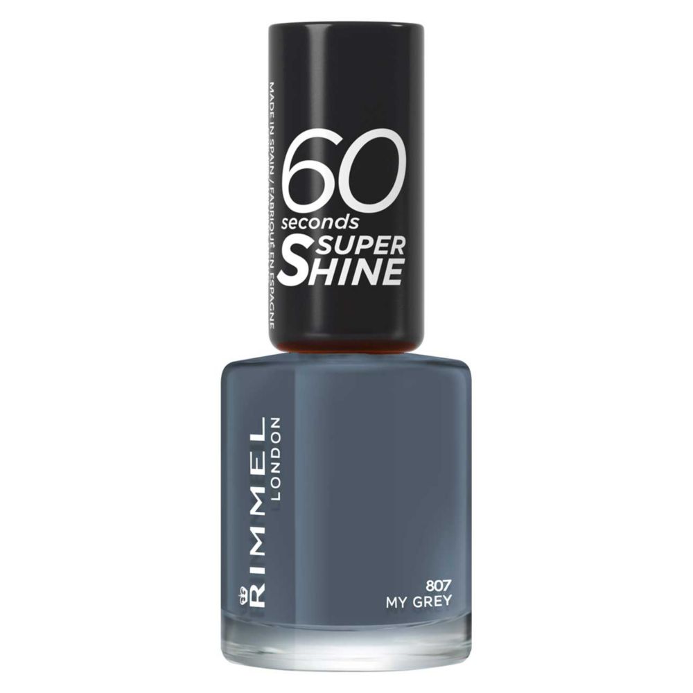 Rimmel 60 Seconds Super Shine Nail Polish My Grey