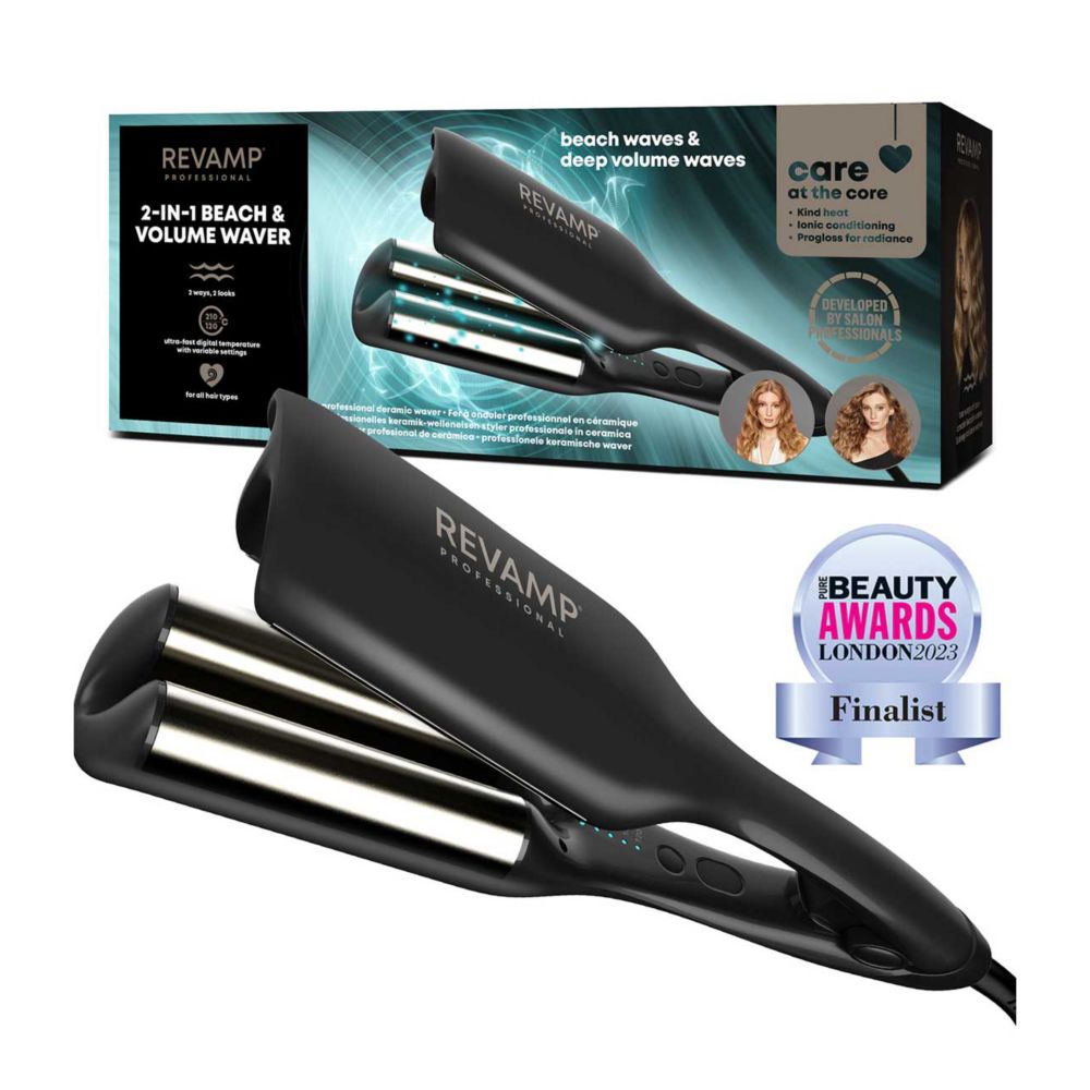 REVAMP 2-in-1 Beach & Volume Professional Ceramic Waver