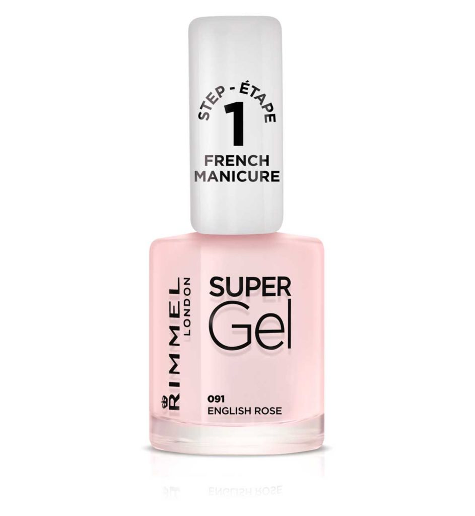 Super Gel Nail Polish French Manicure 091 English Rose