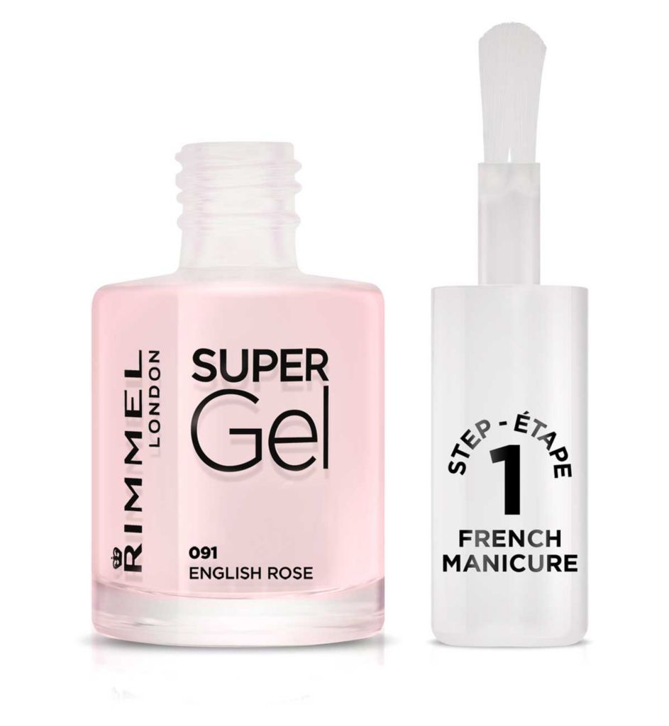 Super Gel Nail Polish French Manicure 091 English Rose