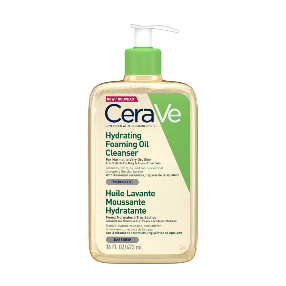 CeraVe Hydrating Foaming Oil Cleanser for Dry Skin 473ml