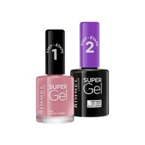 Rimmel London Supergel Grape Sorbet and Topcoat Duo