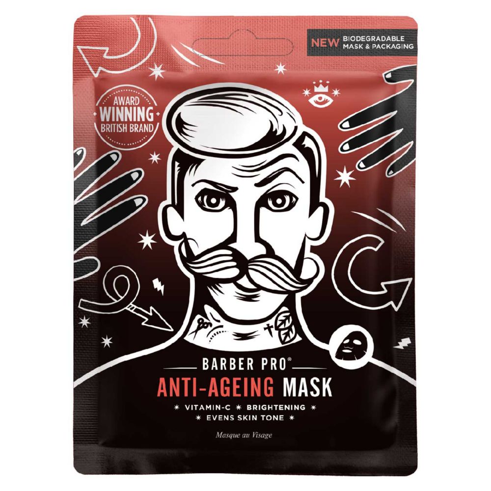 BARBER PRO Anti-Ageing Vitamin C Sheet Mask