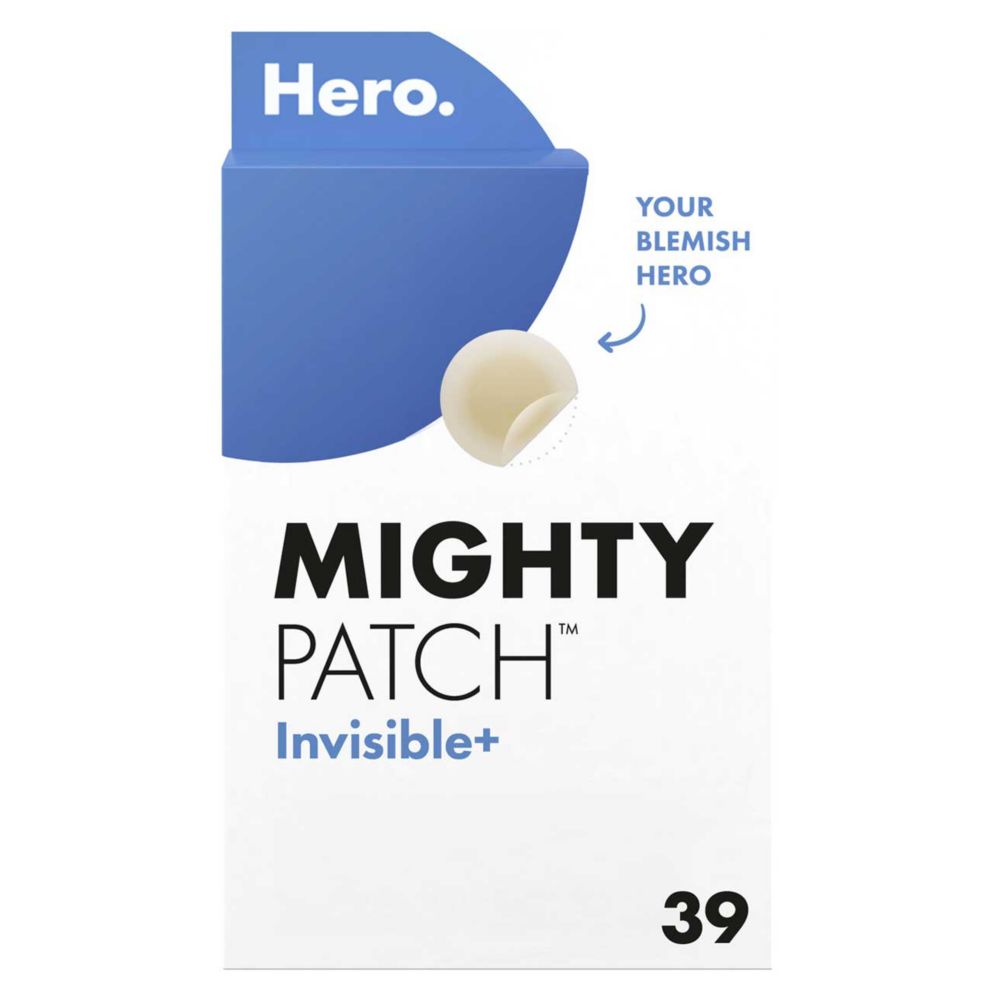 Hero Mighty Patch Invisible Spot Patches, 39 Hydrocolloid Pimple Patches