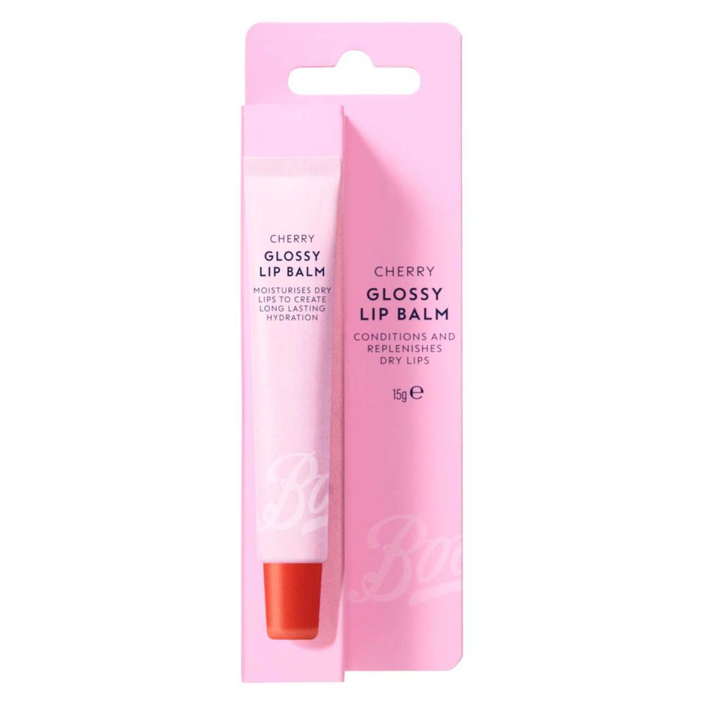 Boots Glossy Lip Balm Cherry 15ml