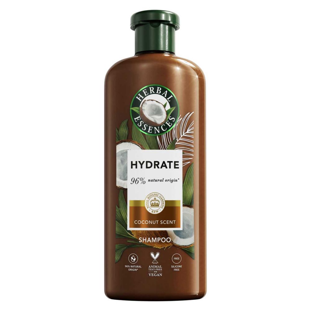 Herbal Essences coconut scent hydrate Shampoo 350ml to Deeply Nourish Very Dry Hair