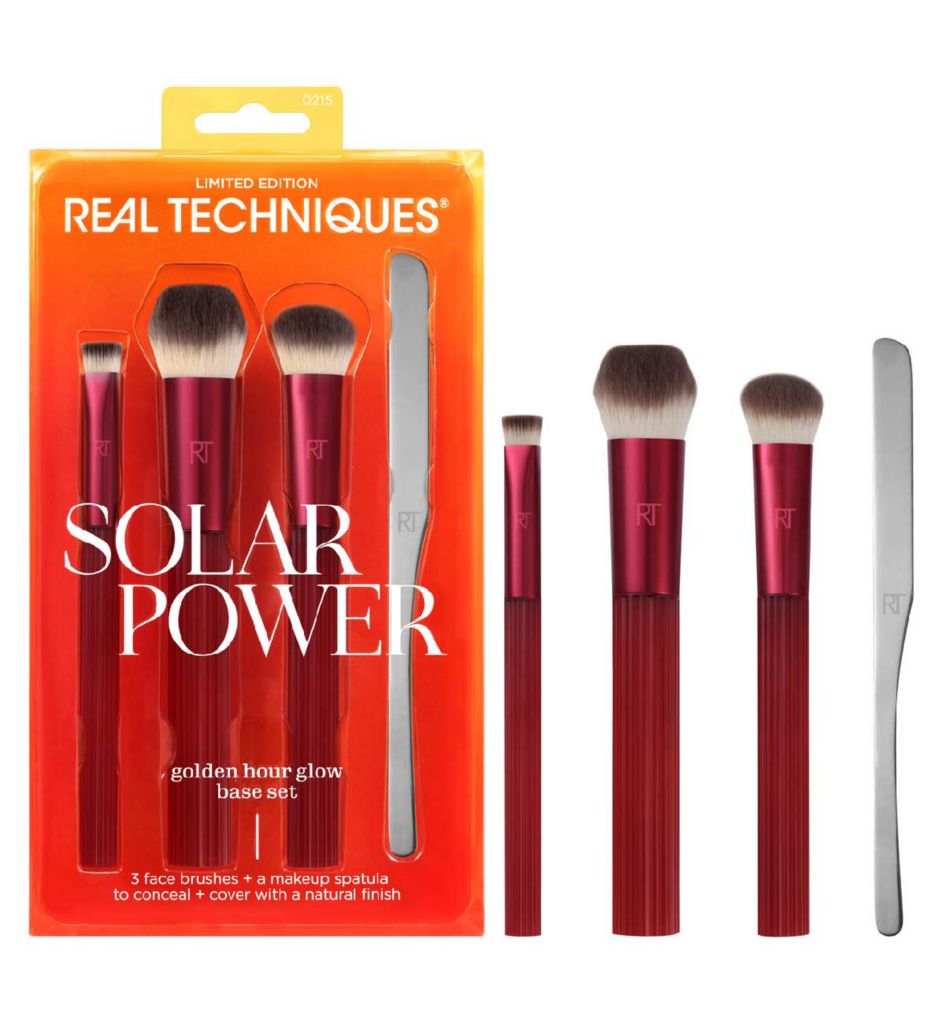 Solar Power Golden Hour Face Base Brush Set