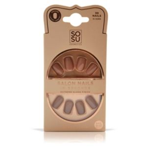 Sosu Cosmetics Faux Nails Set Mocha Latte