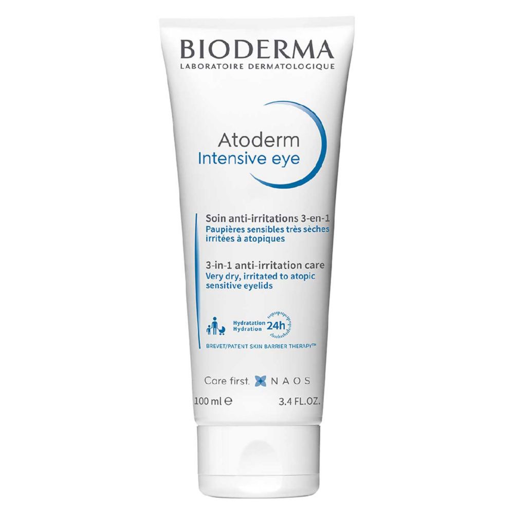 Bioderma Atoderm Intensive Eye Cream for Very Dry, Itchy Skin Prone to Eczema - 100ml