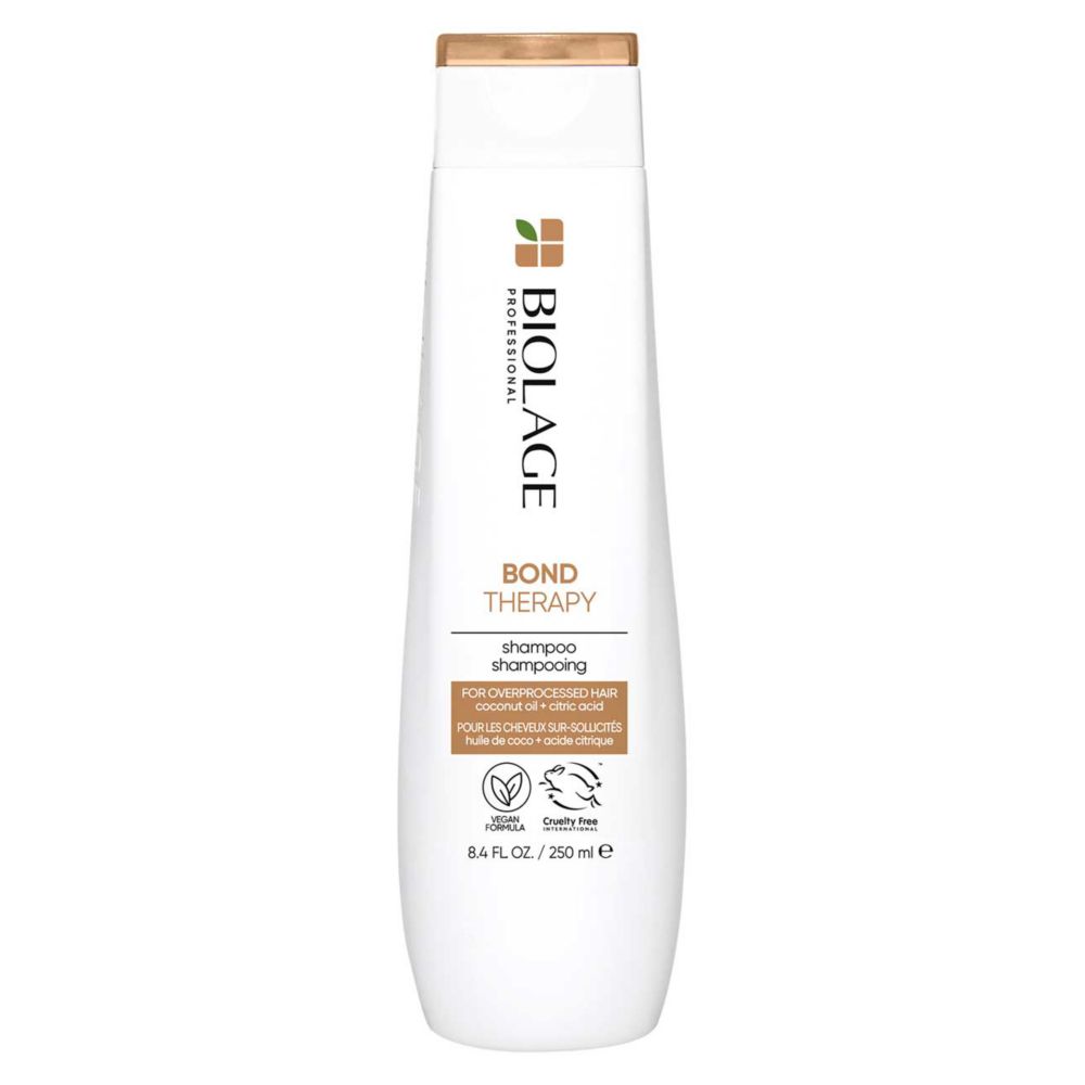 Biolage Professional Bond Therapy Cleansing Shampoo With Citric Acid & Coconut Oil For Damaged Hair, 250ml