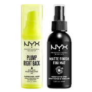 Matte Setting Spray and Plump Right Back Primer & Serum