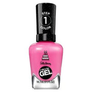 Sally Hansen Miracle Gel Nail Polish - Party Of Hue - Fuchsia Pink Colour