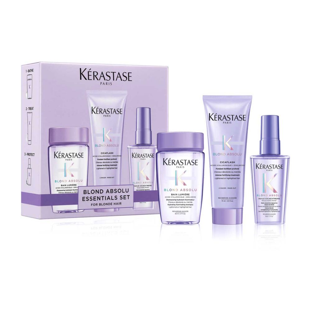 Kérastase Blond Absolu Discovery Gift Set for blonde hair with Hyaluronic Acid