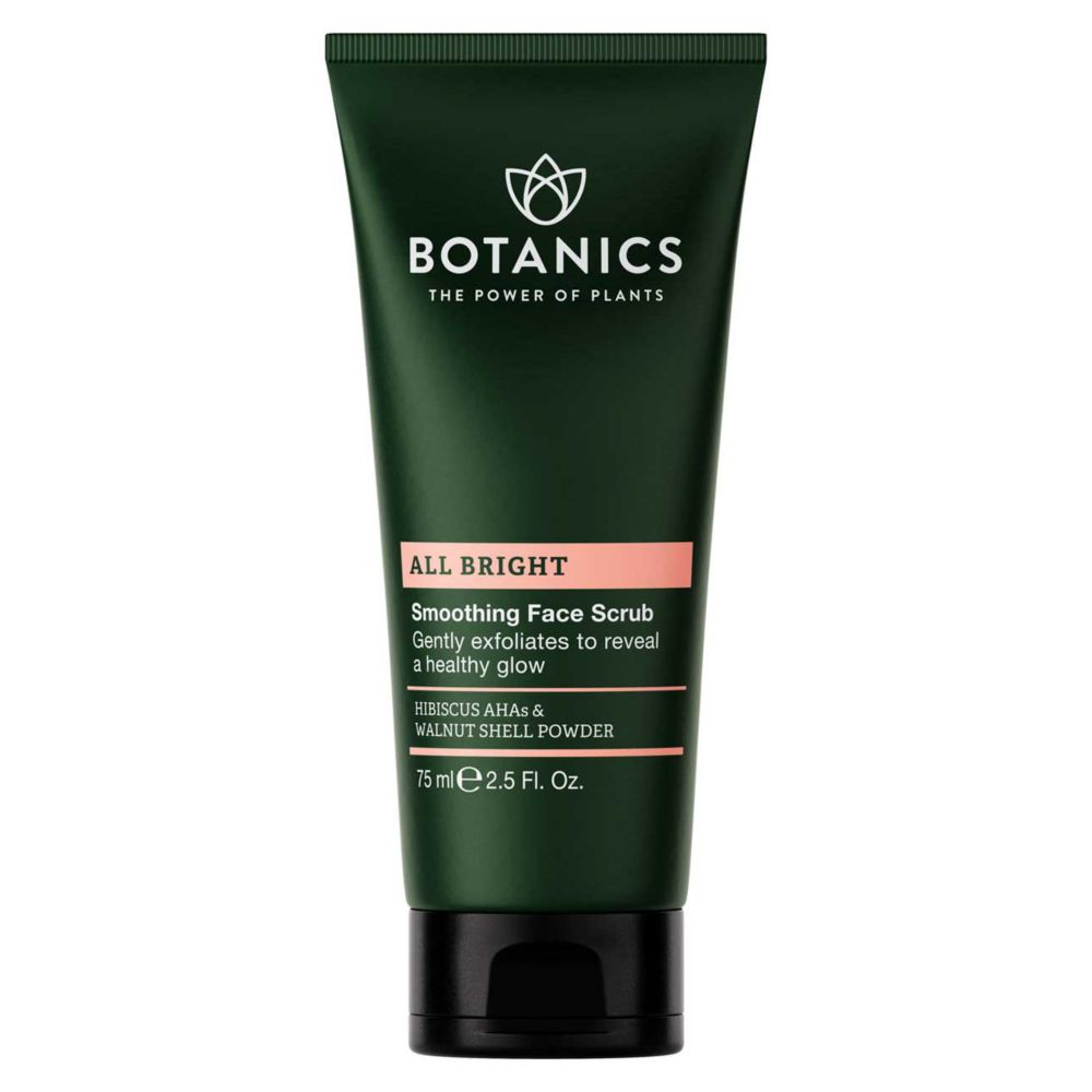 Botanics All Bright Smoothing Face Scrub With Natural AHAs 75ml