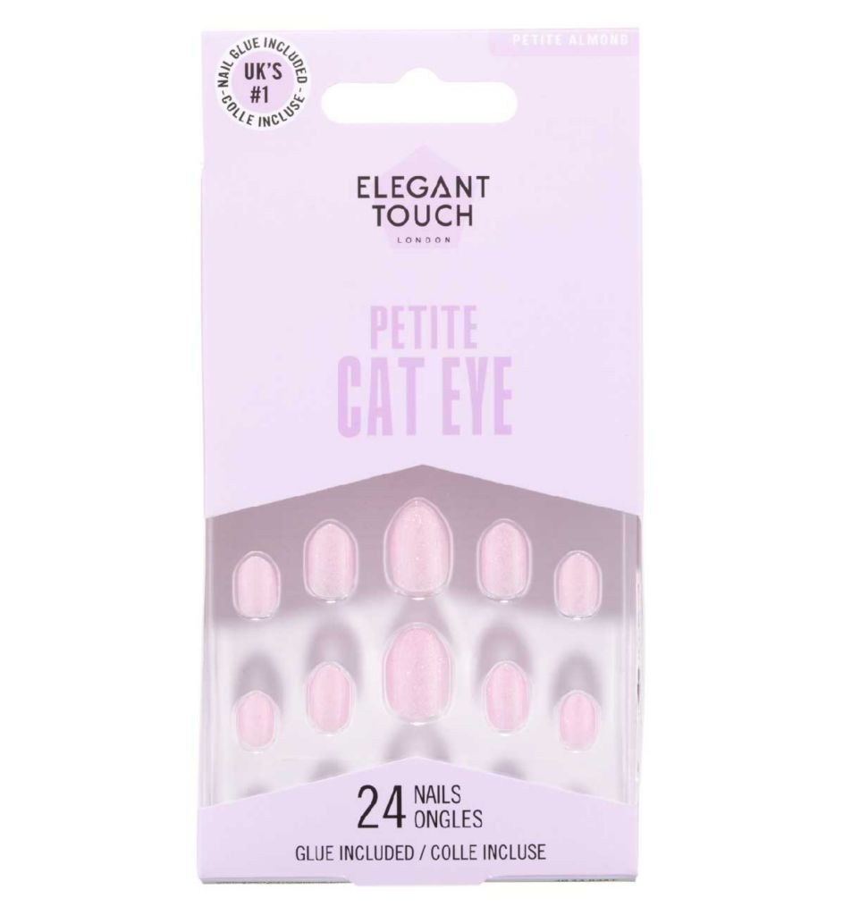 Petite Gel Finish Whimsical Wisteria False Nails