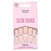 Elegant Touch French 164 False Nails With Glue 24s