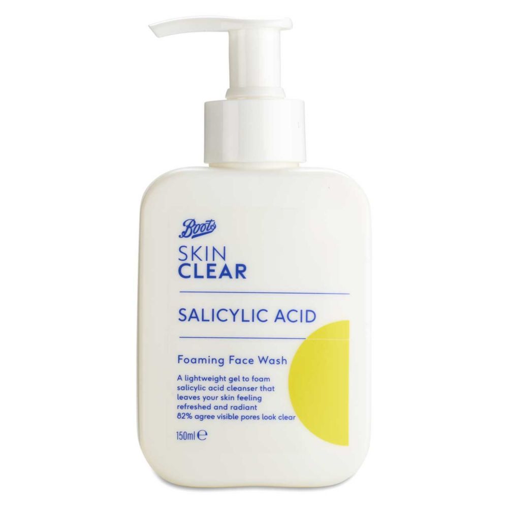 Boots Skin Clear with Salicylic Acid Foaming Face Wash 150ml