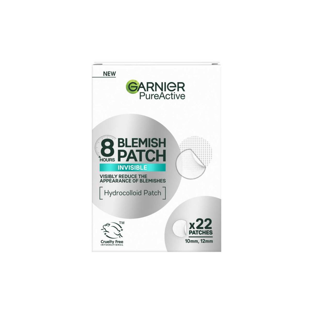 Garnier Pure Active 8hr Invisible Hydrocolloid Blemish Patch - 22 Patches