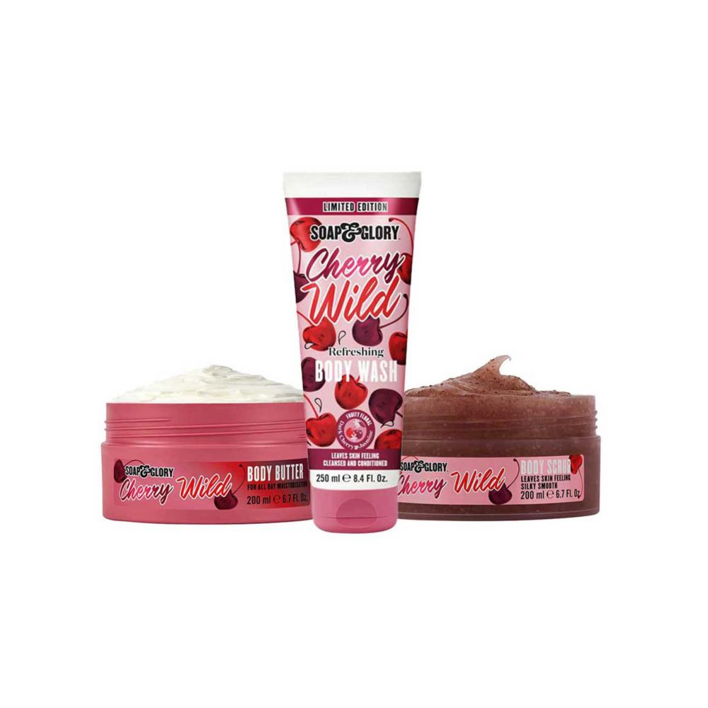 Soap & Glory Cherry Wild Butter Bundle