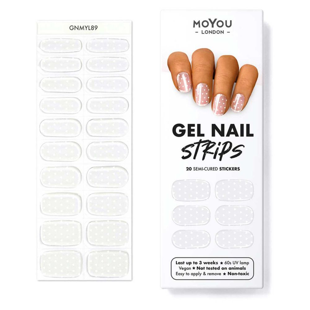 MoYou London Gel Nail Strip Heart To Get