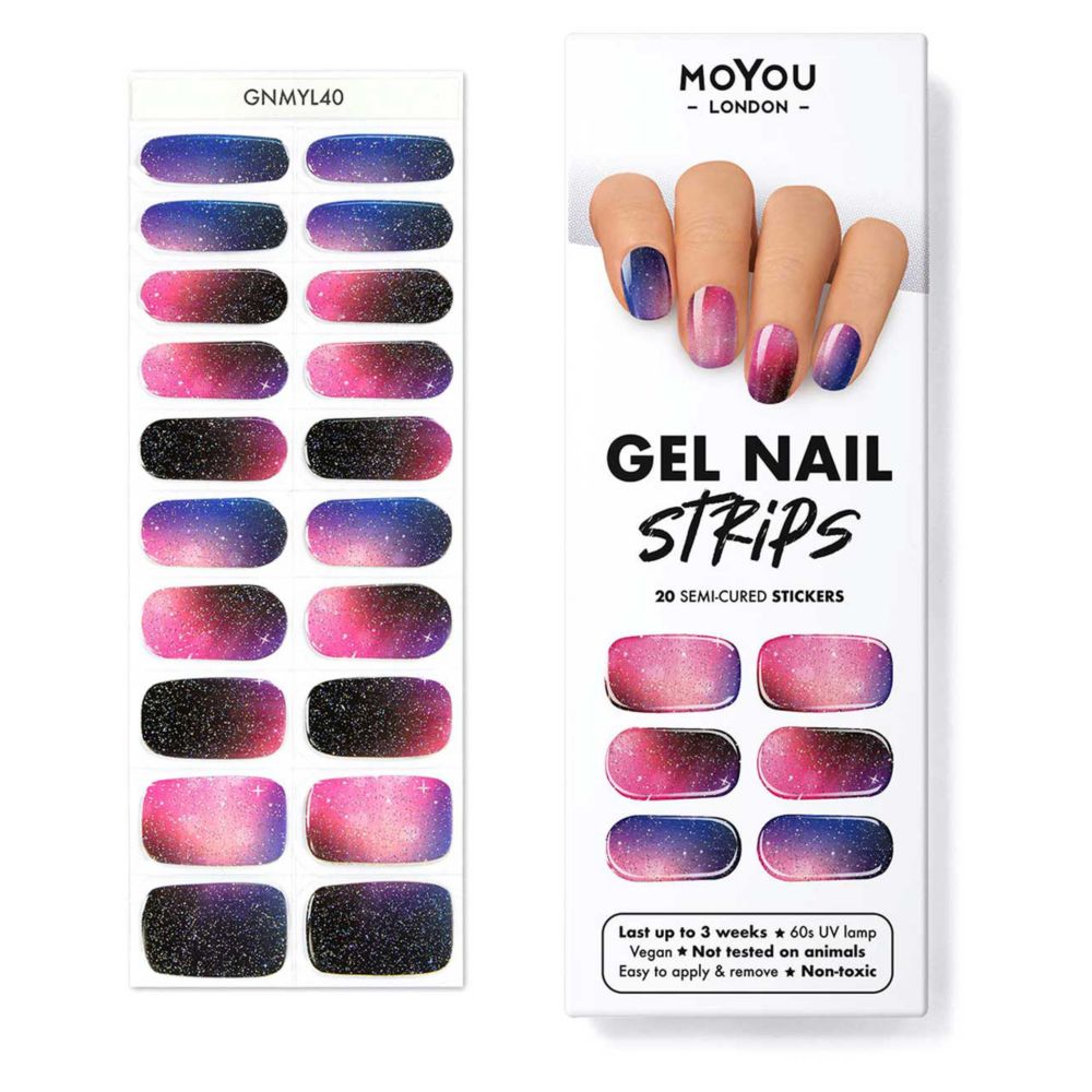 MoYou London Gel Nail Strip Far Far Away