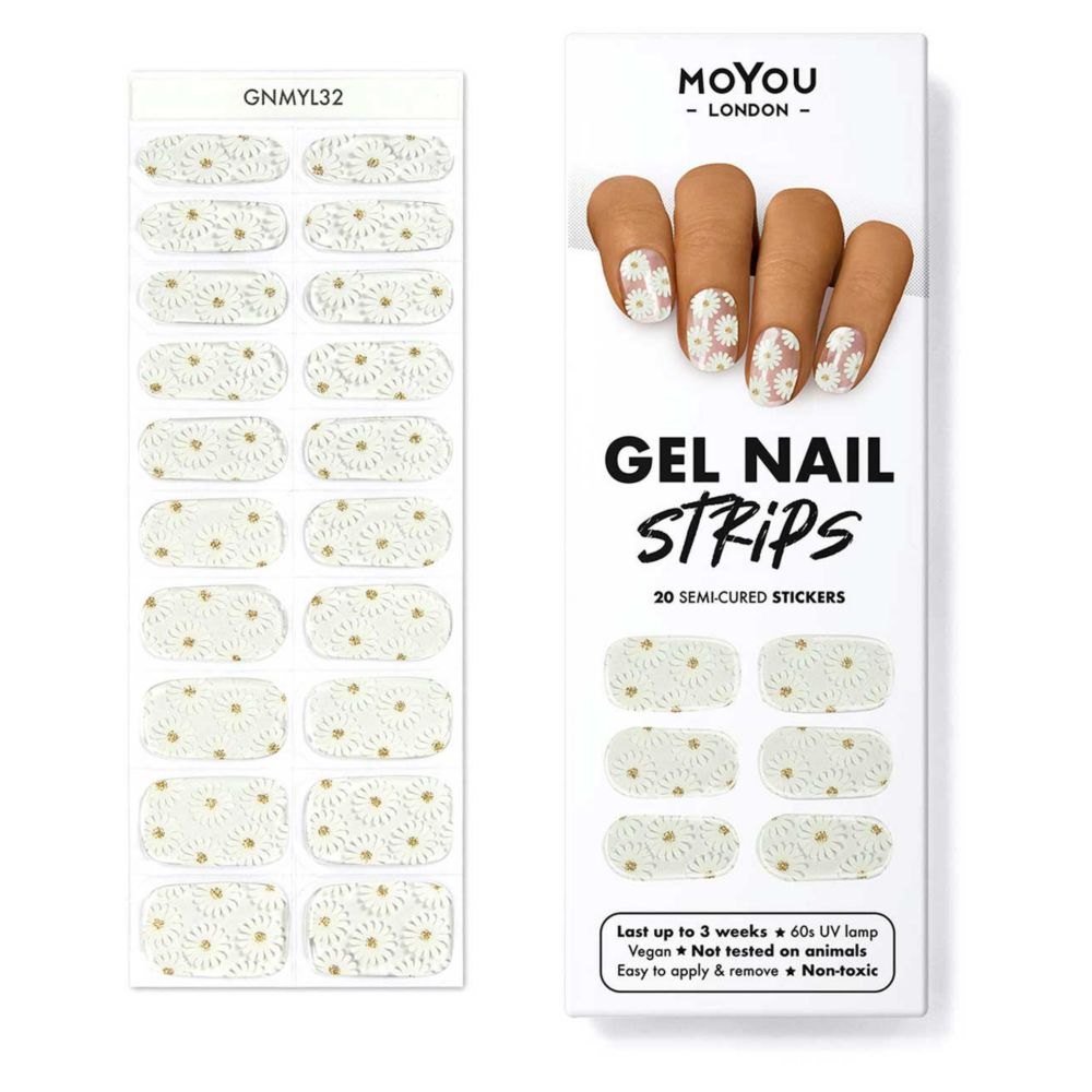 MoYou London Gel Nail Strip Oopsy Daisy